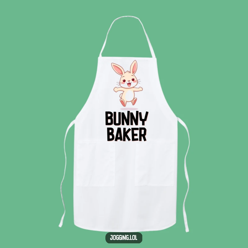 Funny Bunny Apron - Bouncy Chef Hare Kitchen Gift