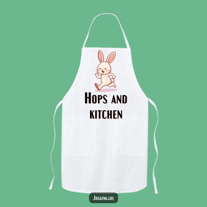 Funny Bunny Hop Apron: Cook with Joy and a Little Bounce!