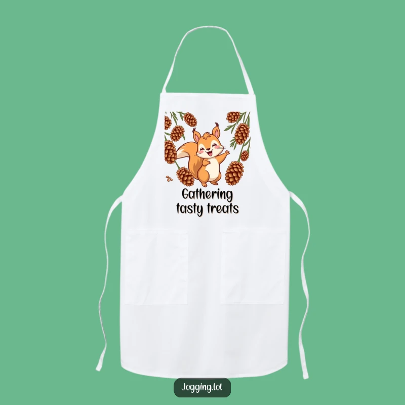 Funny Squirrel Apron - Jovial Cook's Kitchen Essential Gift