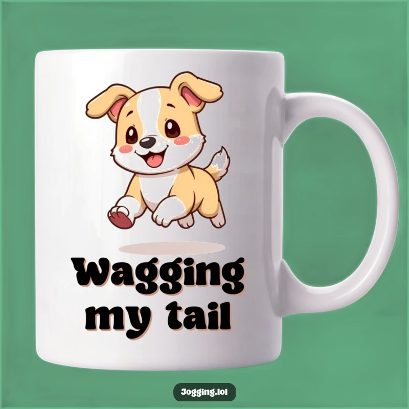 Funny Dog Ears Flopping Mug - Playful Runner Cartoon Character Gift