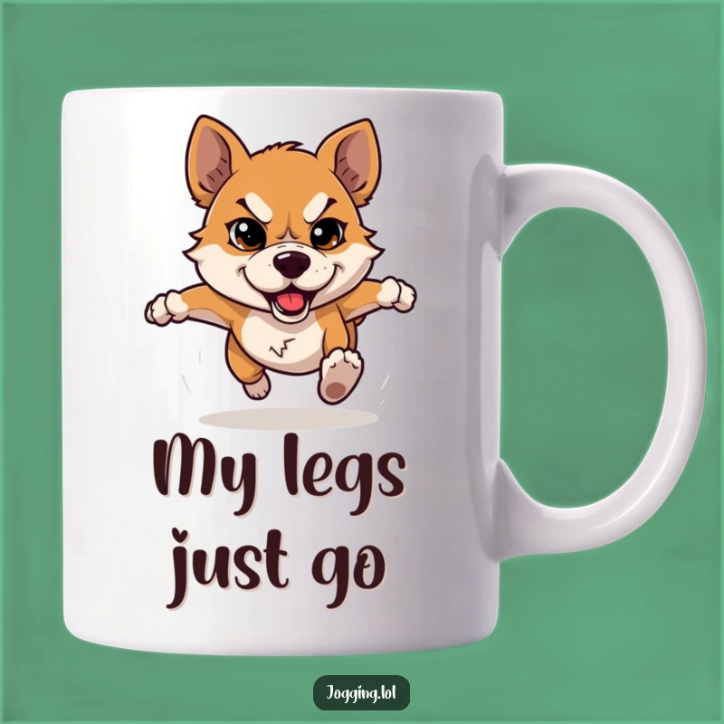 Funny Determined Dog Mug: The Perfect Funny Gift for Pet Lovers with Grit!