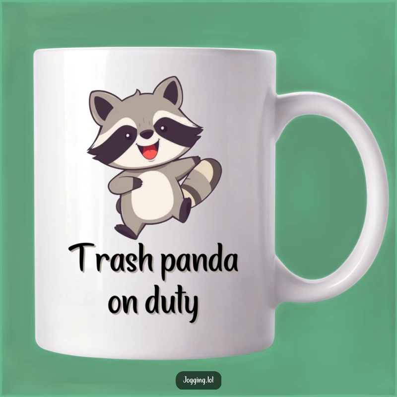 Funny Raccoon Mug: Joyful & Fast, Perfect Humorous Gift for Speedy Souls