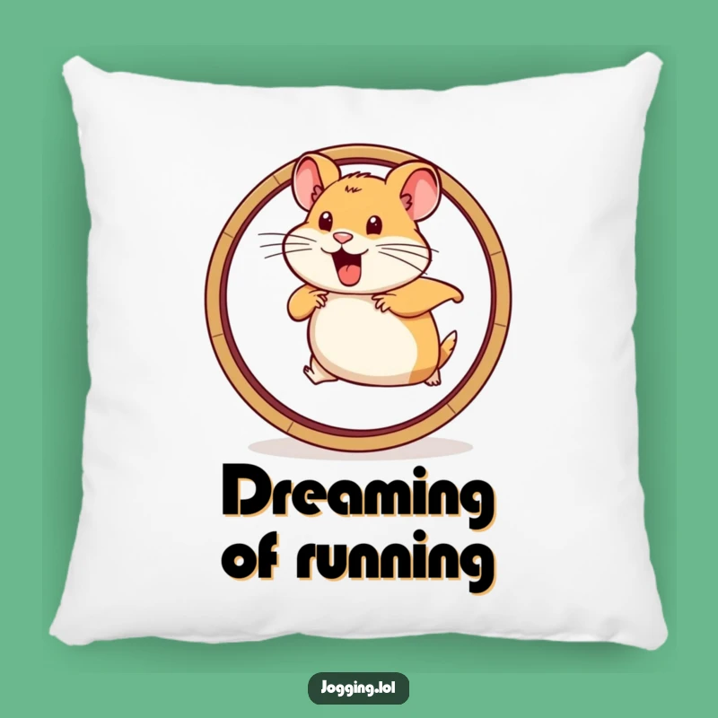 Funny Hamster Wheel Pillow: Determined Comfort for Hard Workers