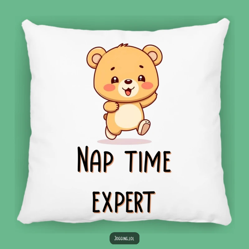 Funny Bear Cub Pillow - Gleeful Bouncer's Comfy Cushion Gift