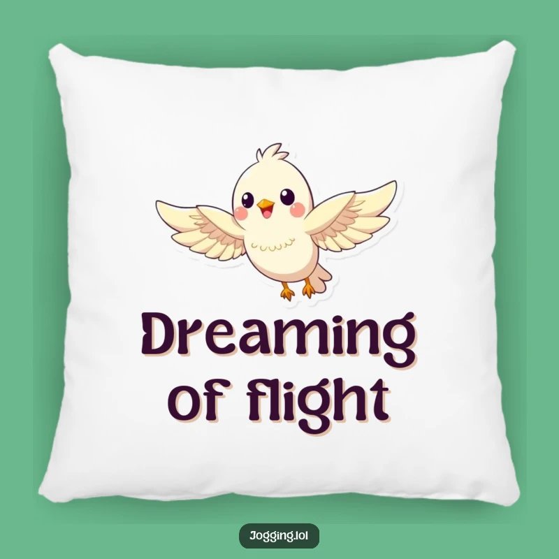 Funny Bird Pillow: Cozy Comfort with a Joyful Soaring Touch
