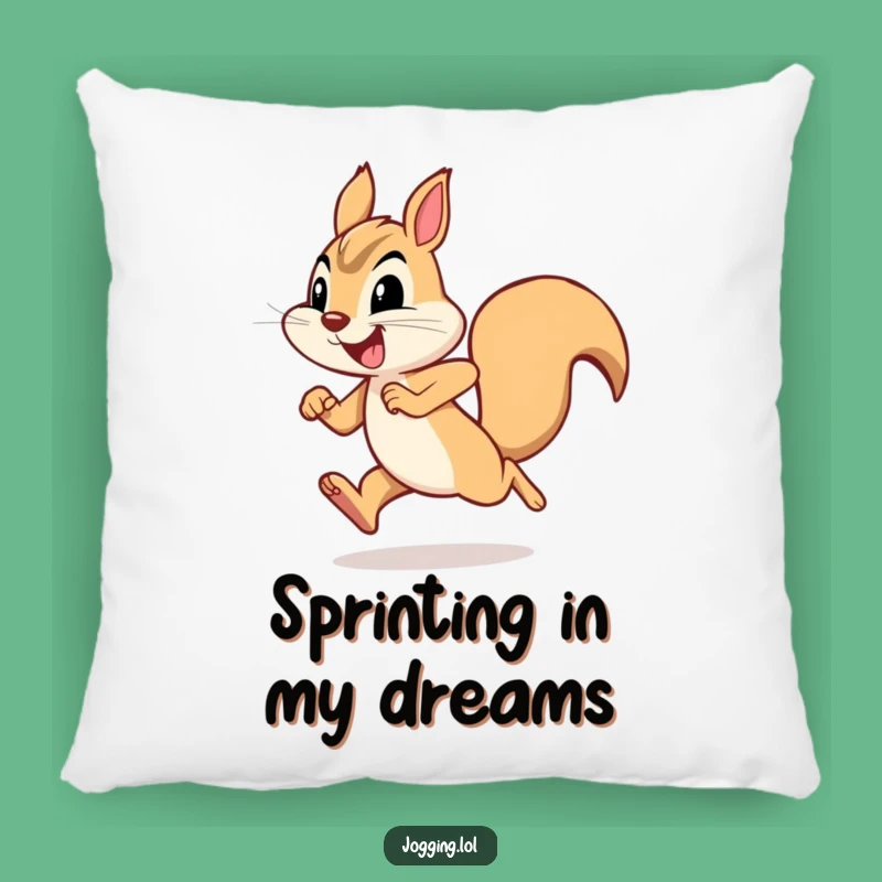Funny Squirrel Pillow: Cozy Comfort with a Joyful & Energetic Touch