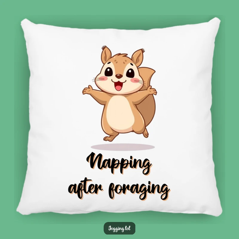 Funny Squirrel Pillow - Cozy Bouncy Rodent Cushion Gift