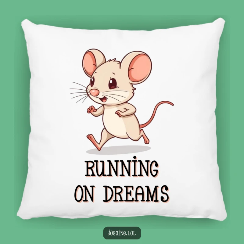 Funny Running Mouse Pillow: Cozy Comfort with Tiny Leg Power!