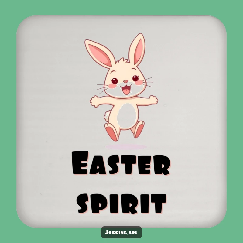 Funny Bunny Coasters - Bouncy Hare Drink Set Gift