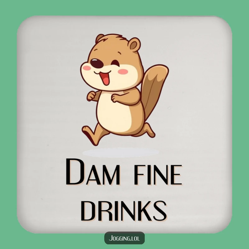 Funny Beaver Runner Coaster Set: Busy Protection, Unique Gift