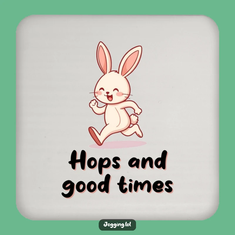 Funny Bunny Hop Coaster: Protect Surfaces with a Hop!
