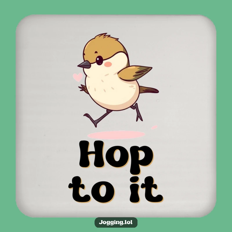 Funny Chickadee Coasters - Determined Bird Drink Set Gift