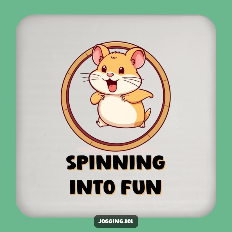 Funny Hamster Wheel Coaster: Determined Protection for Your Surfaces