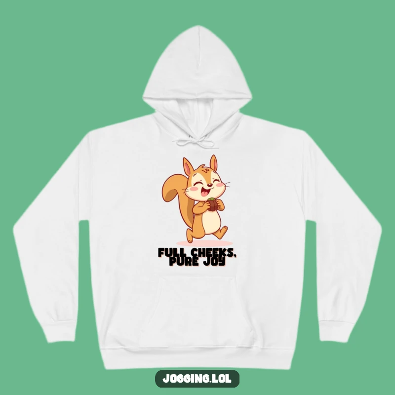 Funny Squirrel Jogging Hoodie: Cozy and Comical Outerwear for Your Active Lifestyle