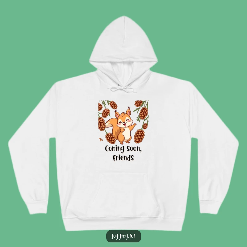 Funny Squirrel Hoodie - Jovial Weaver's Cozy and Humorous Gift