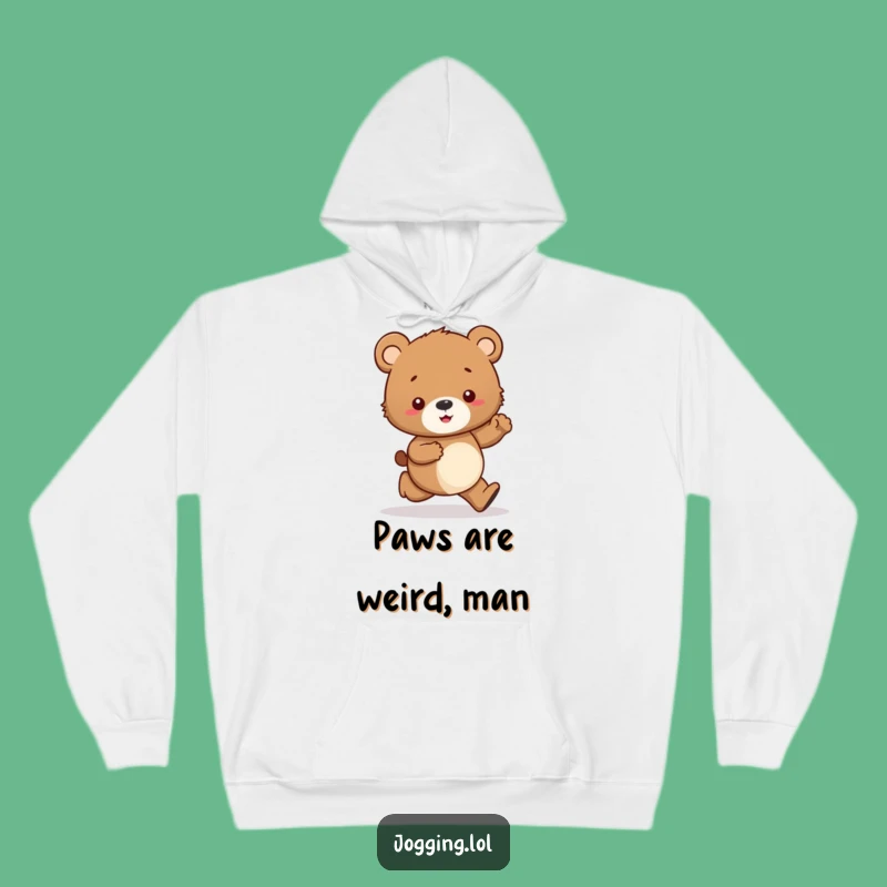 Funny Curious Bear Cub Hoodie: Cozy Comfort and Laughs Guaranteed!