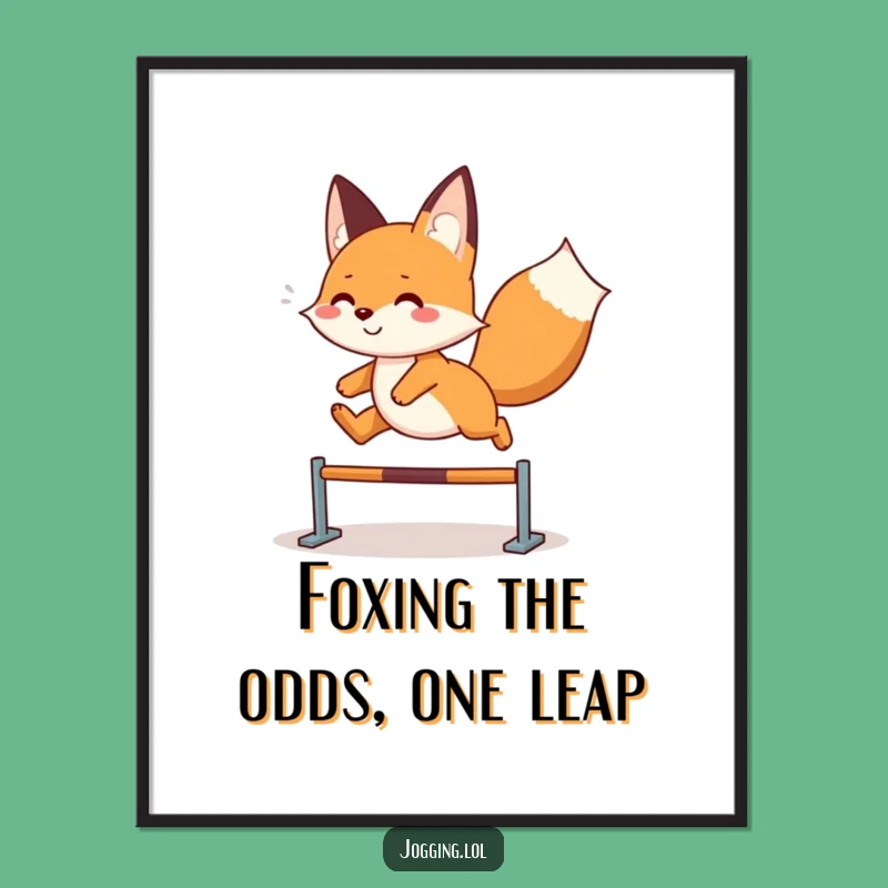 Free Printable Wall Art: Playful Fox, Energetic Downloadable Art for a Whimsical Touch