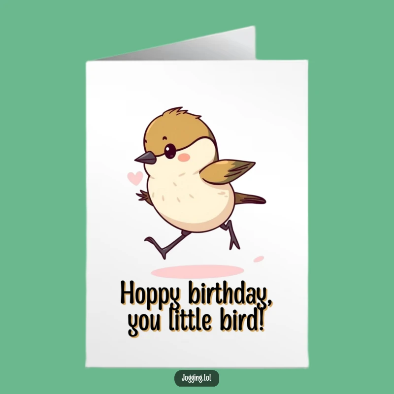 Free Printable Chickadee Birthday Card: Funny Downloadable Gift for Bird Lovers