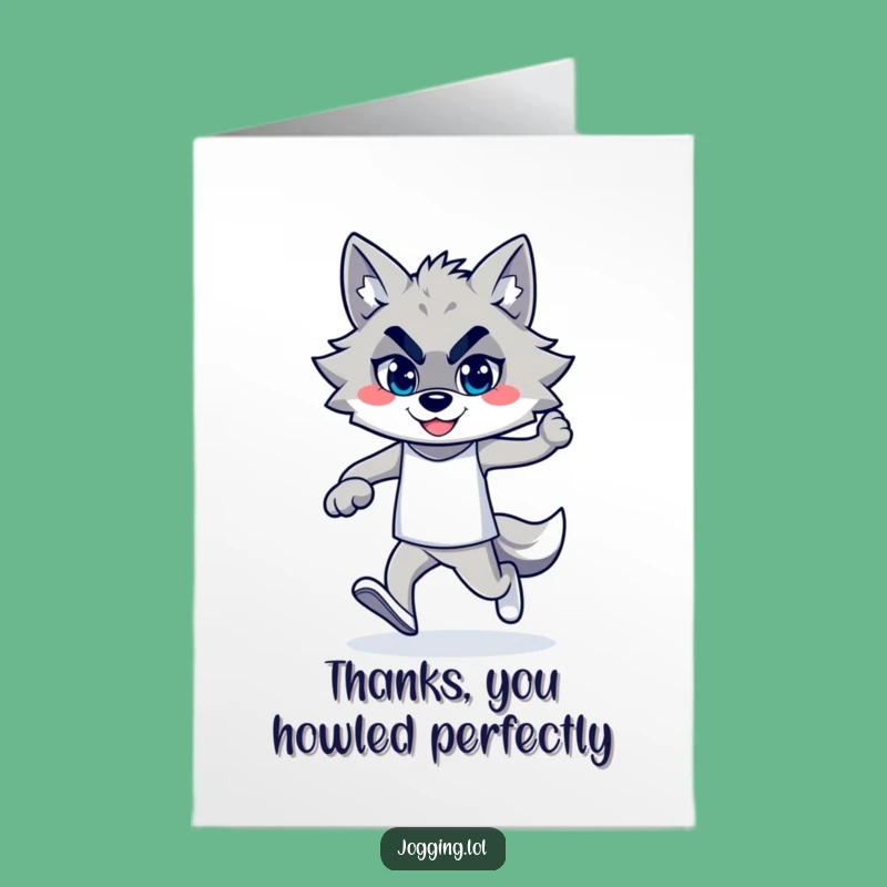 Free Printable Wolf Thank You Card: Funny Downloadable Gift for a Grateful Howl!