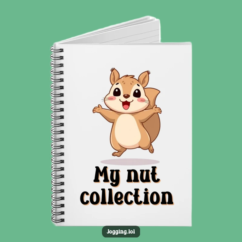 Funny Squirrel Notebook - Bouncy Rodent Journal Gift