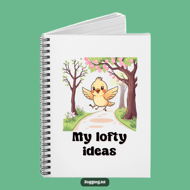 Funny Bird Notebook - Curious Swooping Avian Path Journal