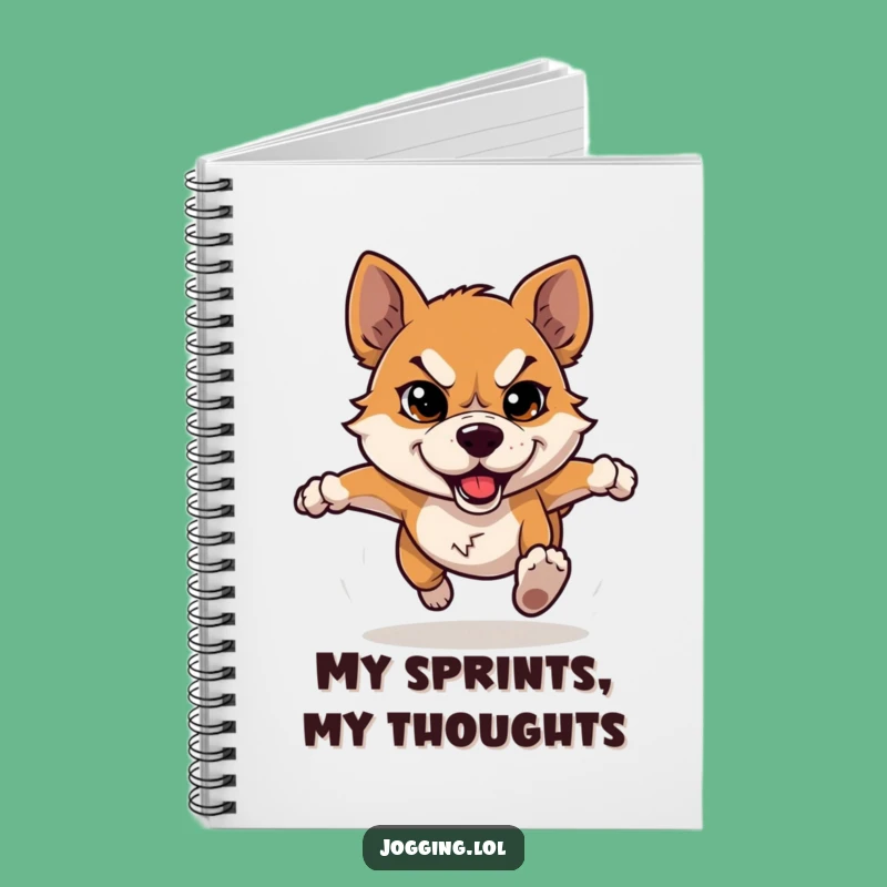 Funny Determined Dog Notebook: Jot Down Ideas with Humorous Canine Drive!