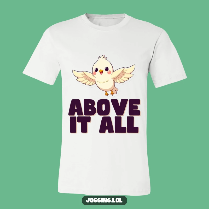 Funny Bird T-Shirt: Fly High with this Hilarious Soaring Character Tee