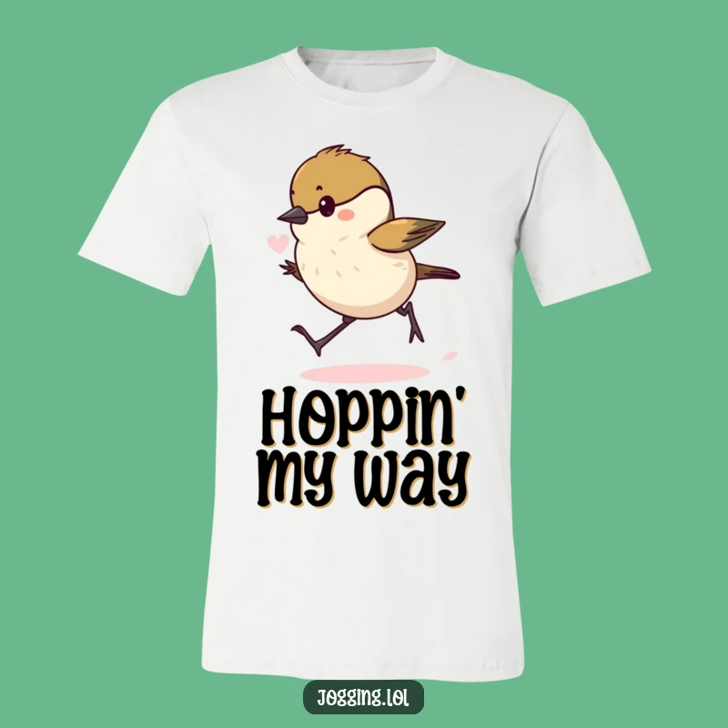 Funny Chickadee T-Shirt - Determined Bird Graphic Tee Gift