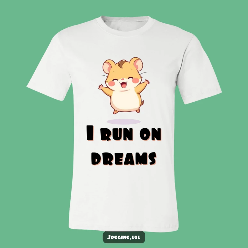 Funny Hamster Wheel T-Shirt: Run Wild with Laughter!