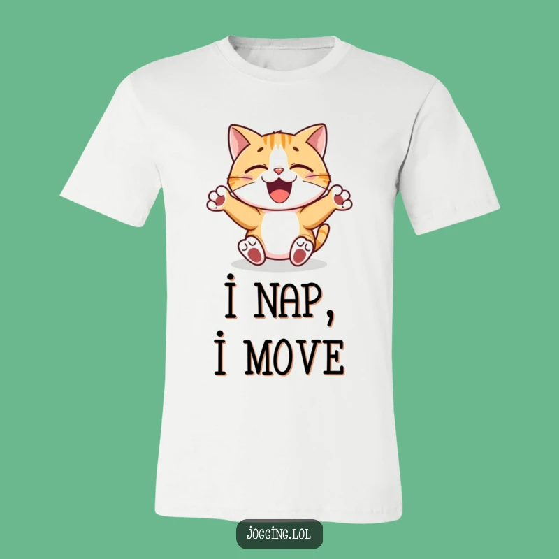 Funny Cat Dance Tee - Joyful Pumping Paws Shirt Gift