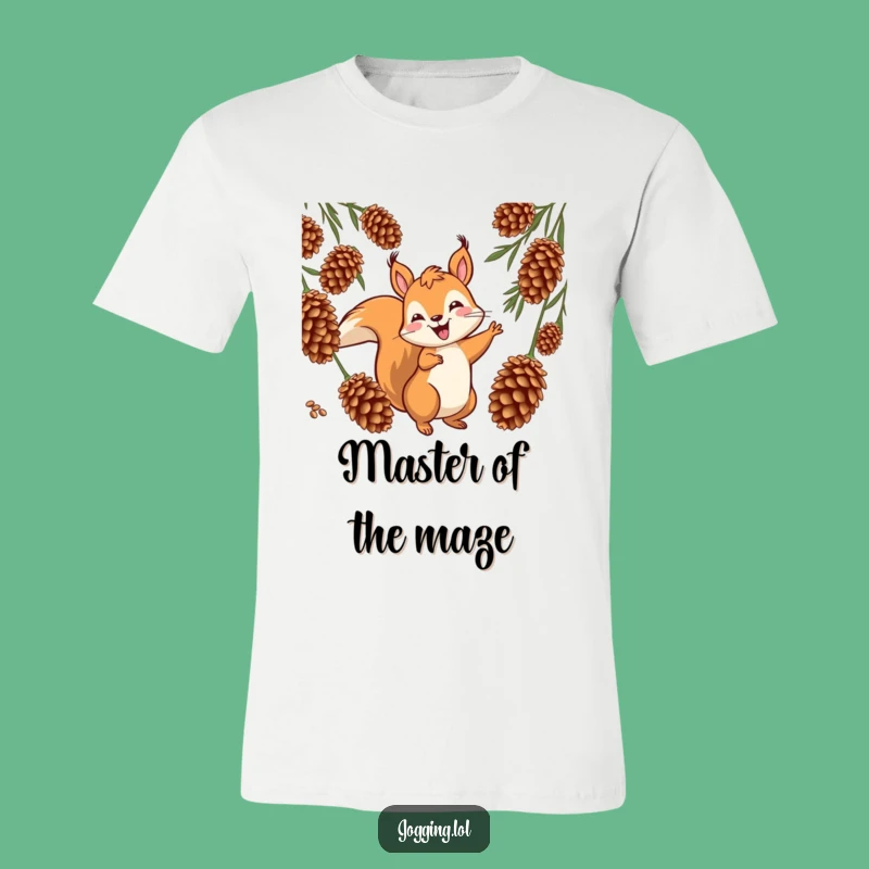 Funny Squirrel Weaving Shirt - Jovial Character Tee for Playful Gifts