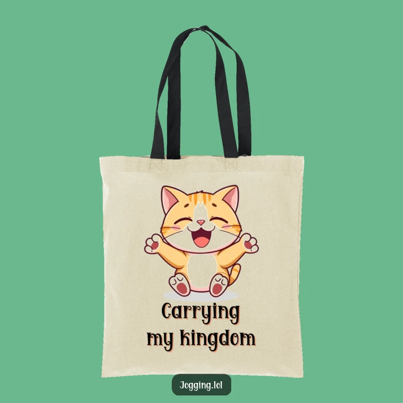 Funny Cat Music Bag - Joyful Pumping Paws Tote Gift